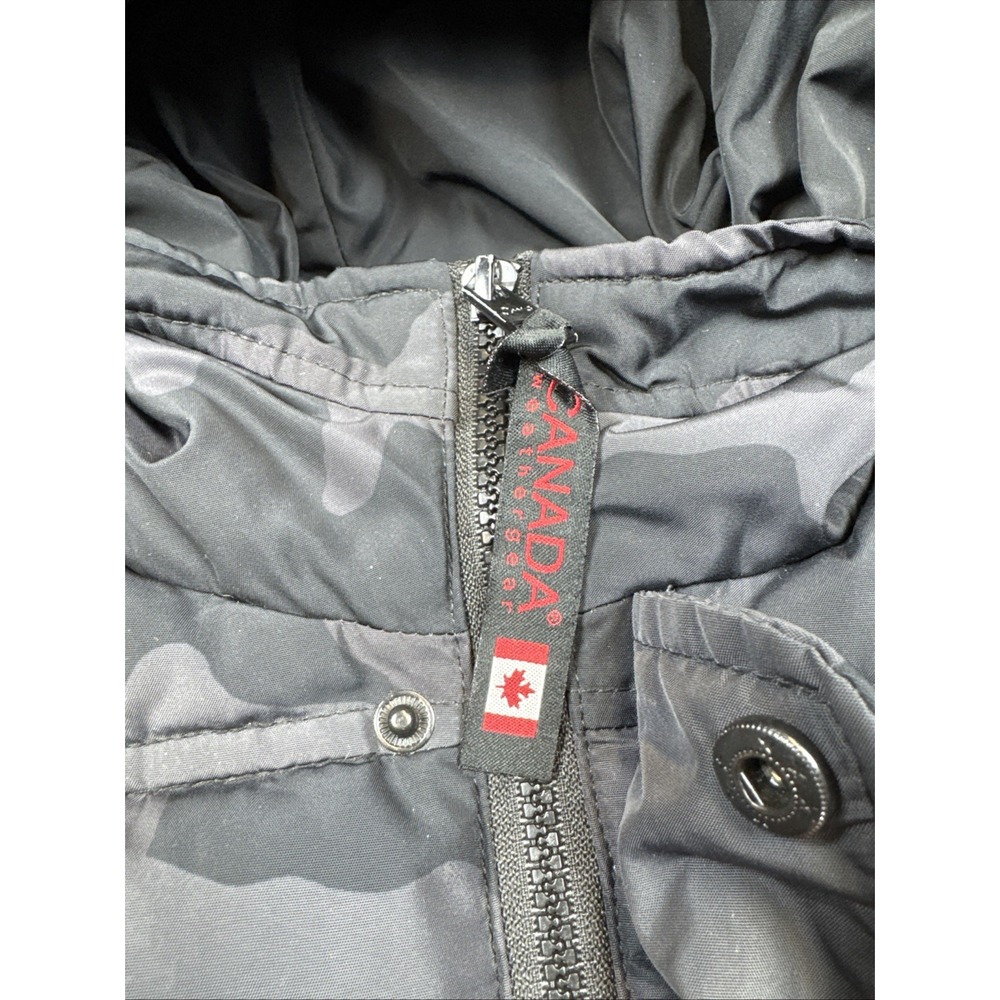 Canada Weather Gear Jacket Boys Size 5/6 Warm Winter Coat Cargo Pockets Hood - Picture 2 of 16
